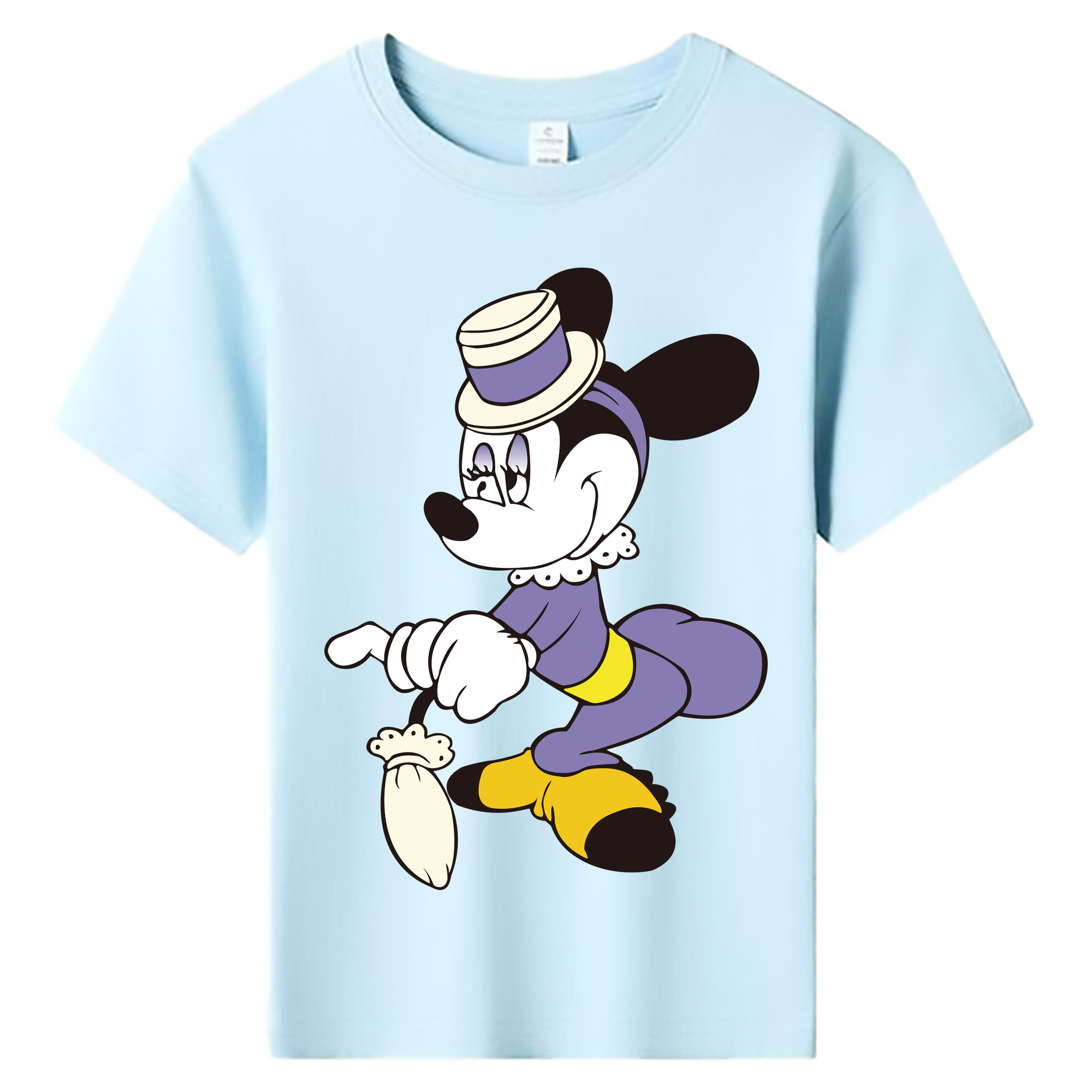 ミッキーマウス Mickey Mouse 綿100％キッズTシャツ（フロントプリント）